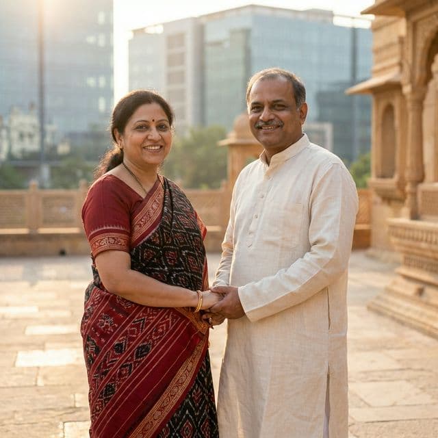 Couple discussing male and female fertility evaluation
