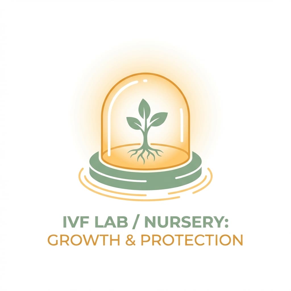 The Protected Nursery (The IVF Lab) Infographic